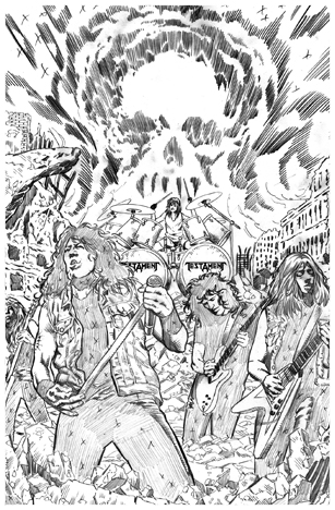 Testament Comic Book Interior Page